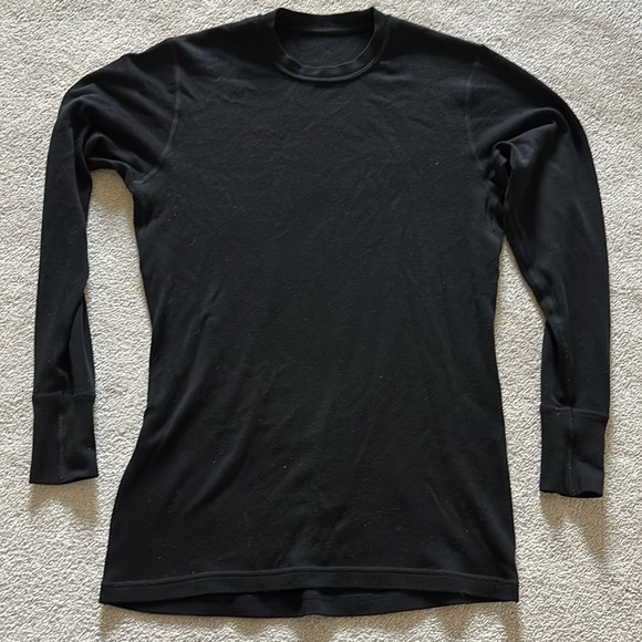 Woolx explorer black top size M 100% merino wool - Picture 1 of 4